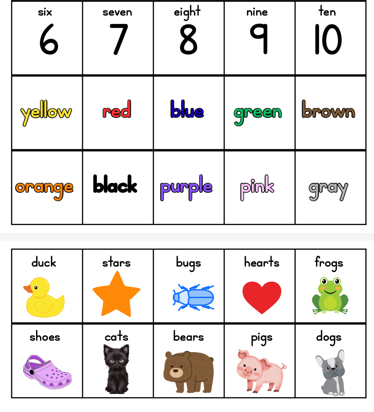 Counting to 10 Adaptive Book Members Only