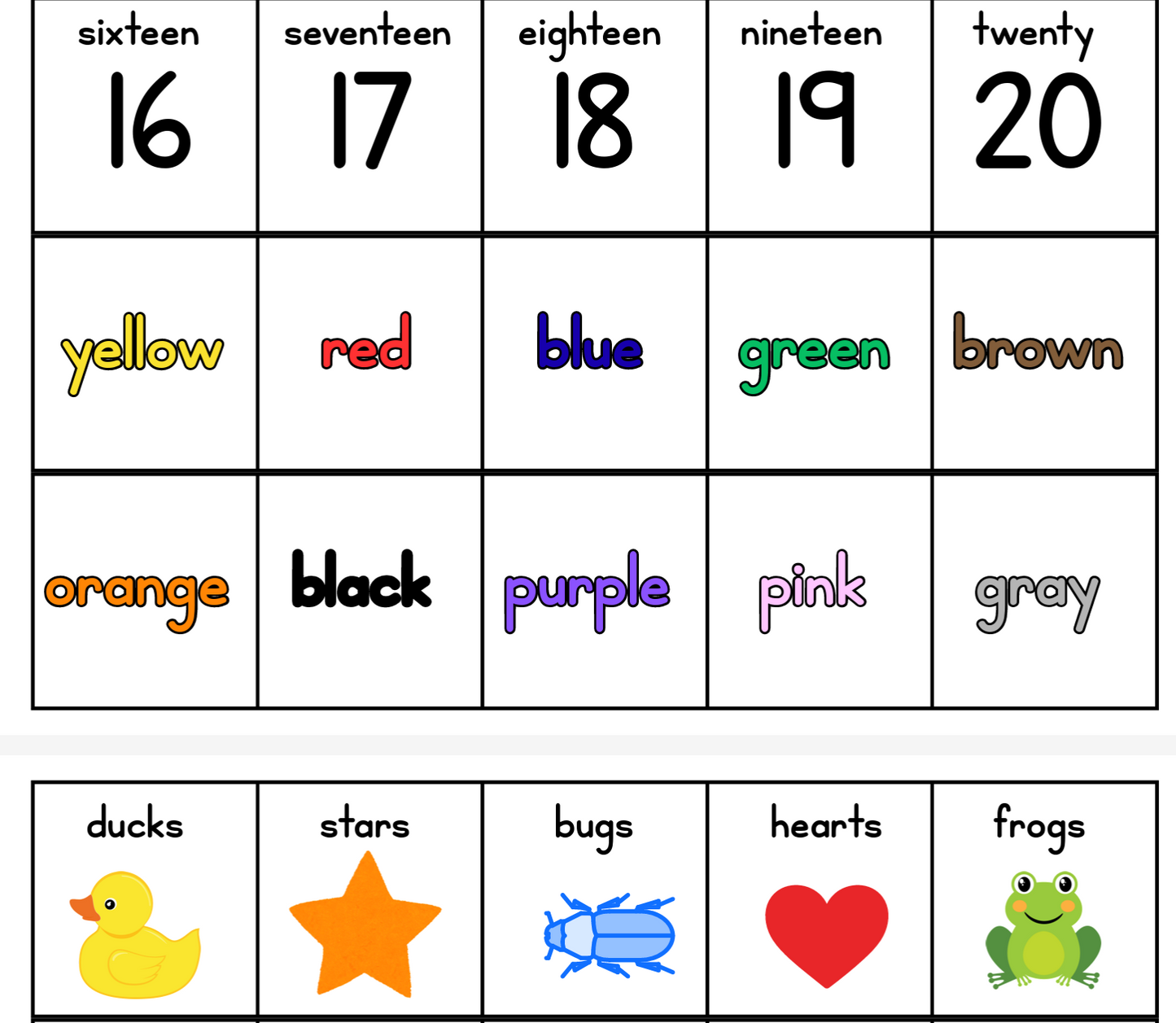 Counting 11-20 Adaptive Book (Copy)
