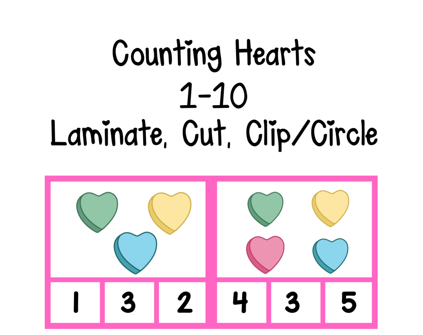 Counting Hearts 1-10