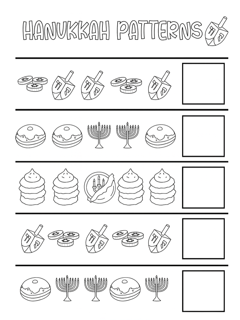Hannukah Patterns Members Only