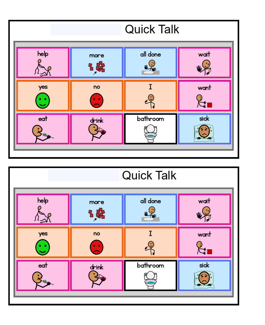Quick Talk Desk Visual