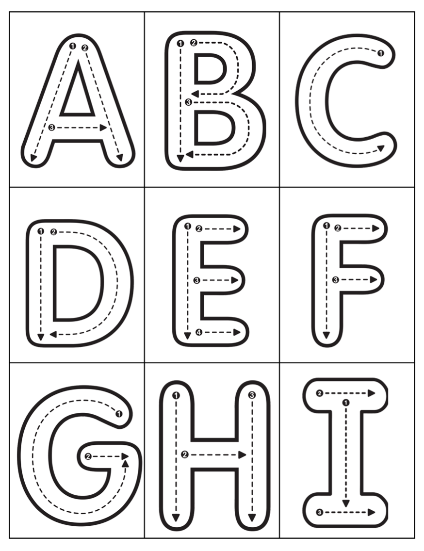 Letter and Number Tracing
