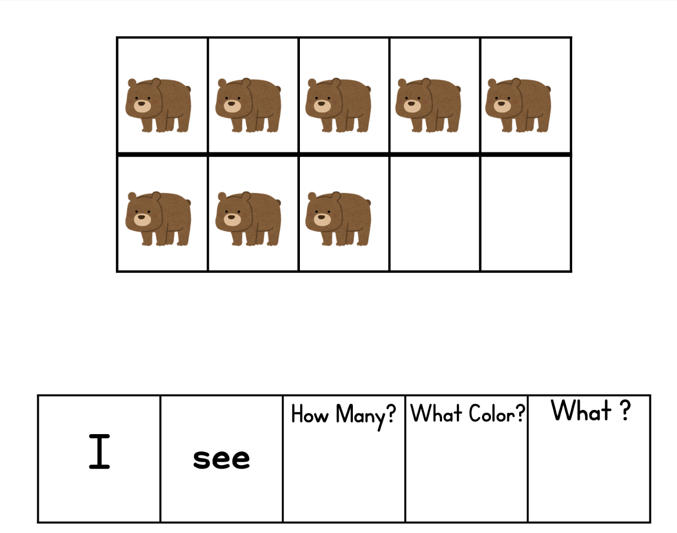 Counting to 10 Adaptive Book Members Only