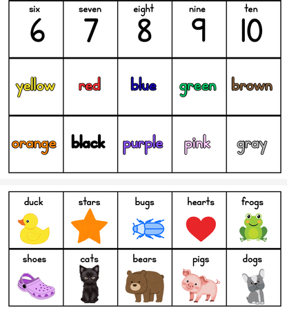 Counting to 10 Adaptive Book Members Only