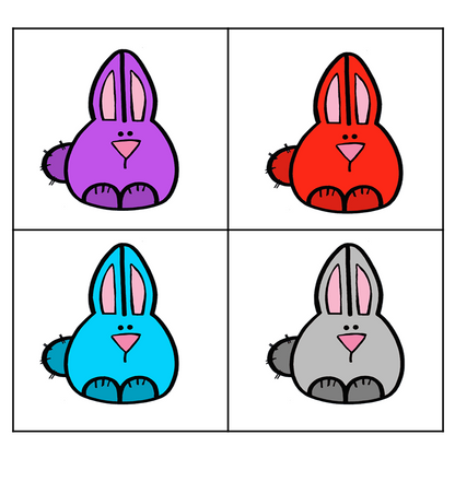 April Matching File Folders