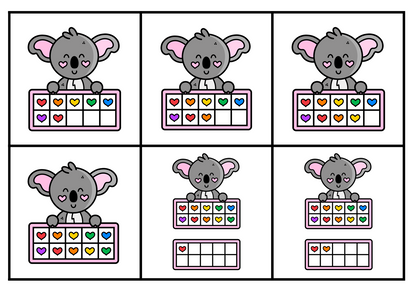 February 10 Frames 1-20 with Worksheets