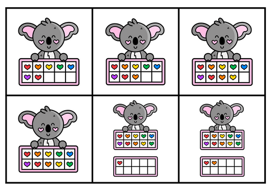 February 10 Frames 1-20 with Worksheets