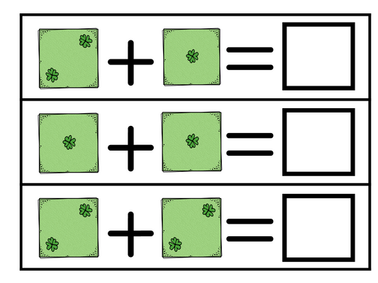 March Dice Addition 1-12