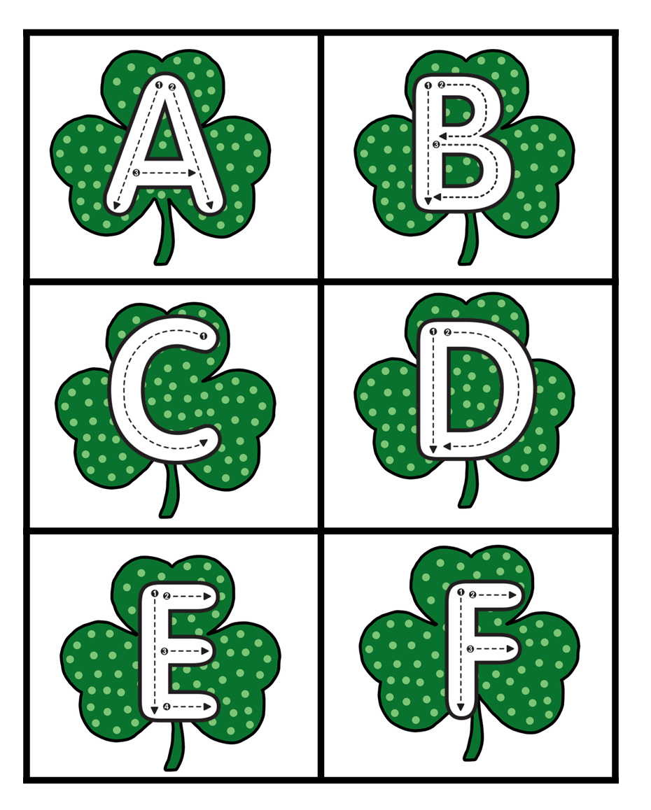 March Numbers and Letters Writing Practice