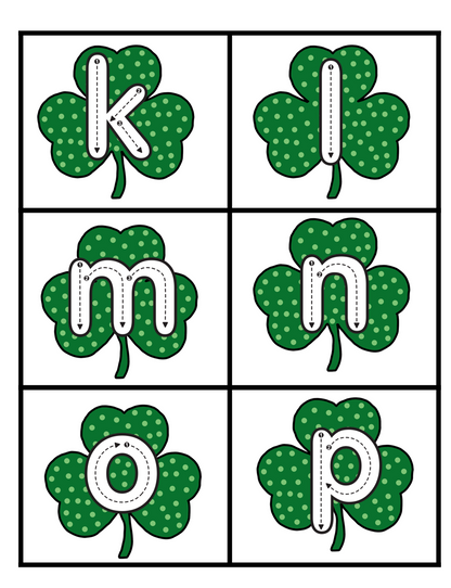 March Numbers and Letters Writing Practice