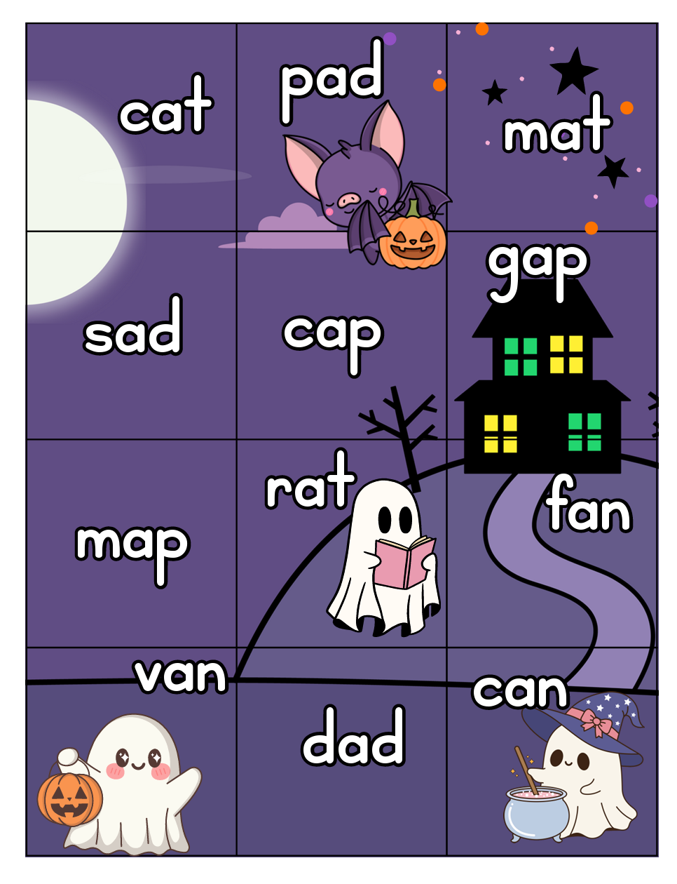 Mystery Halloween Picture Short A