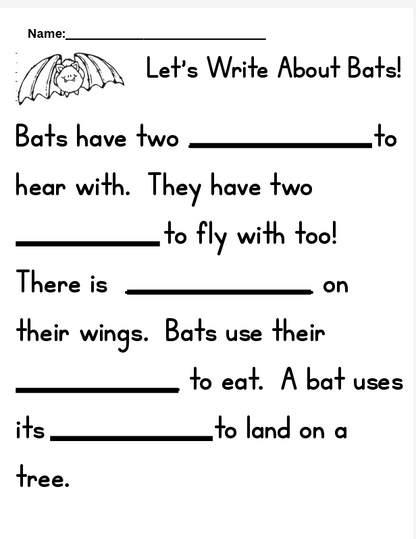 Writing: Bats