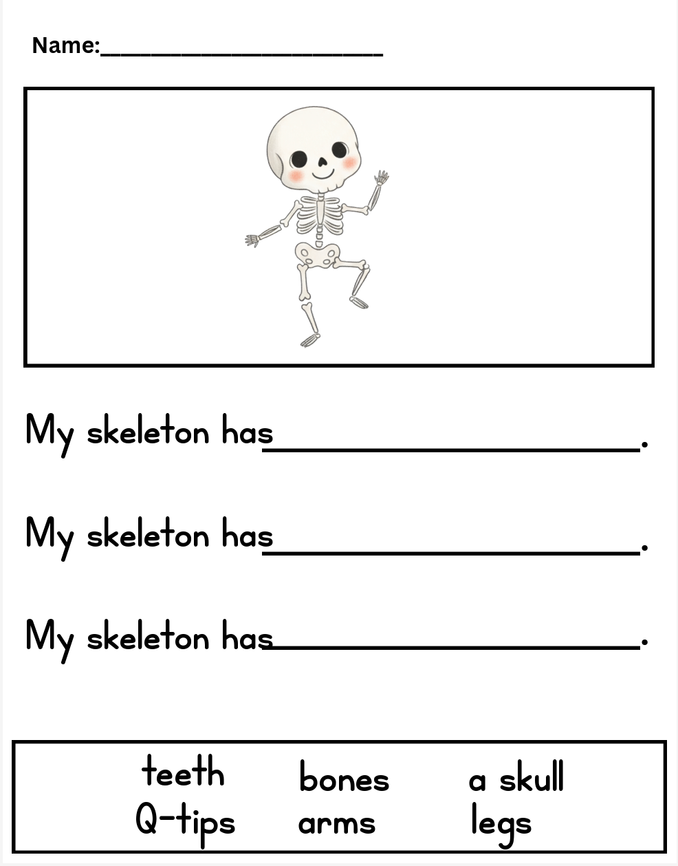 Writing:Skeleton