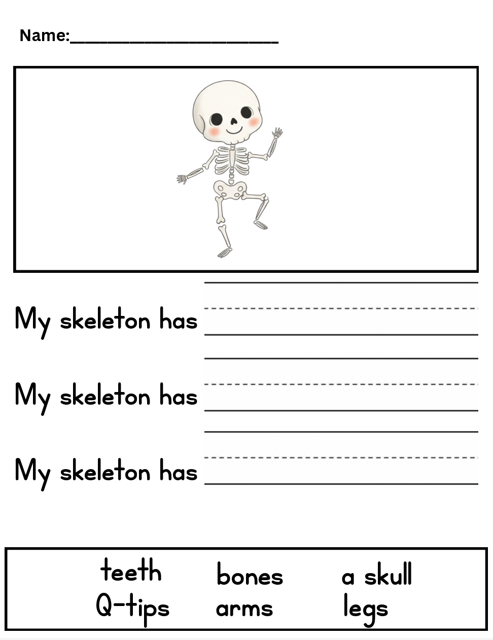 Writing:Skeleton