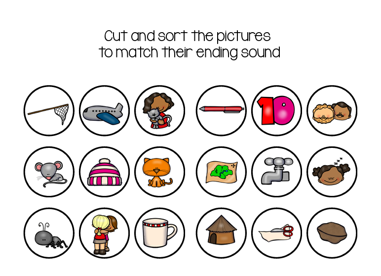 Holiday Word Family Sort