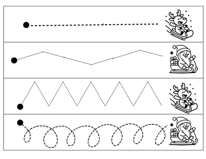 Winter Line Tracing/Cutting