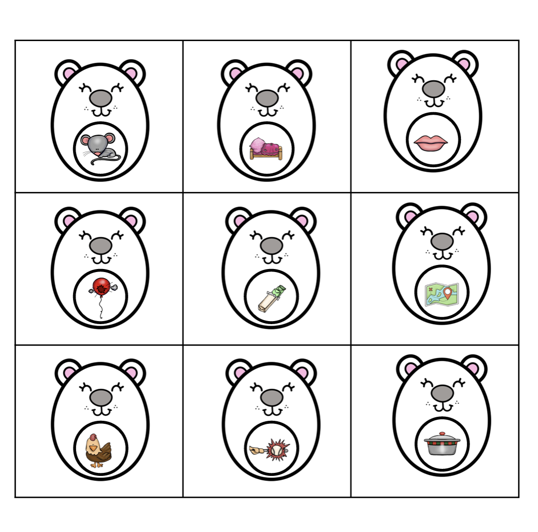 Winter CVC Vowel Match