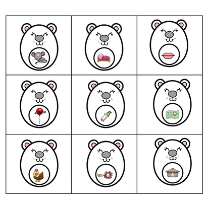 Winter CVC Vowel Match