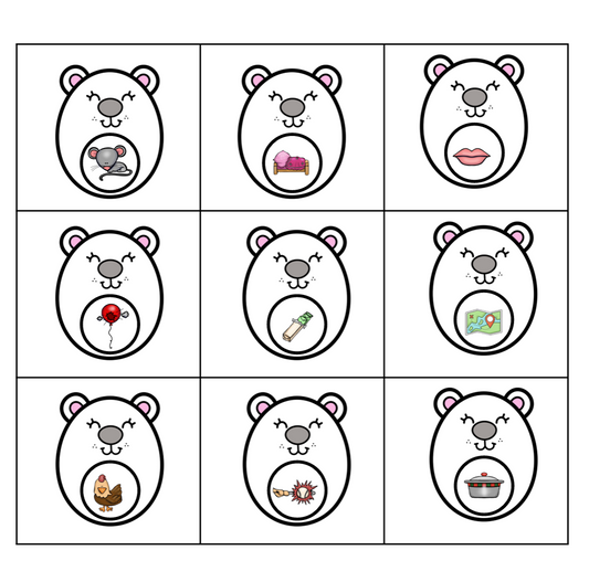 Winter CVC Vowel Match