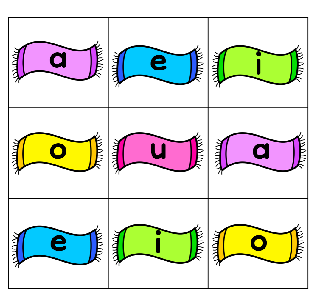 Winter CVC Vowel Match