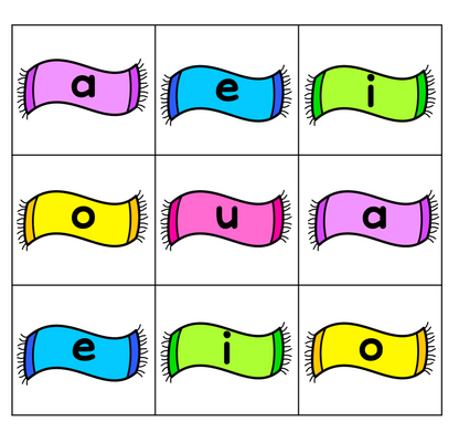 Winter CVC Vowel Match