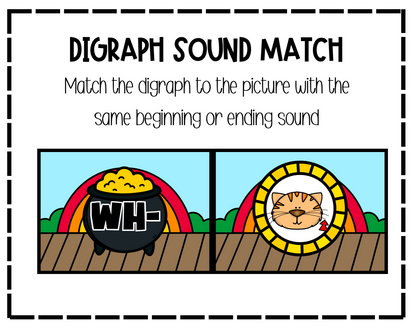 March Beginning & Ending Digraph Match