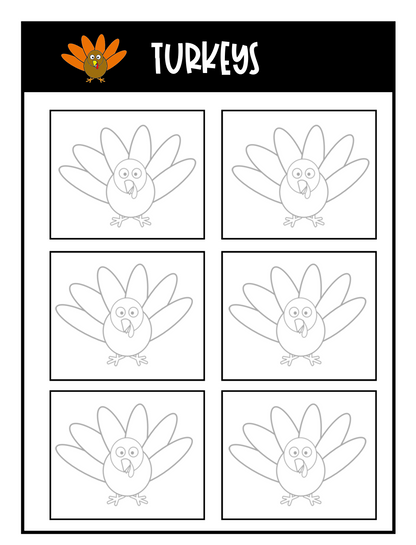 Errorless November File Folders