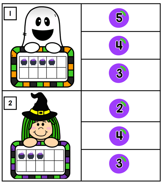 Halloween 10 Frames