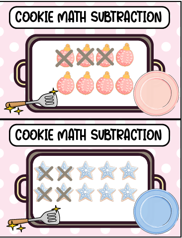 Cookie Math Subtraction