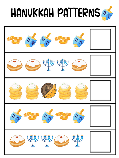 Hannukah Patterns Members Only