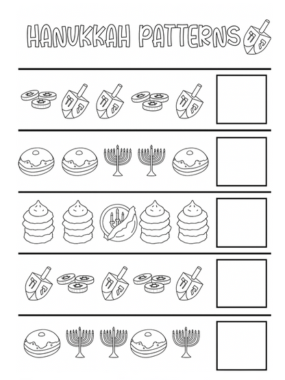 Hannukah Patterns Members Only