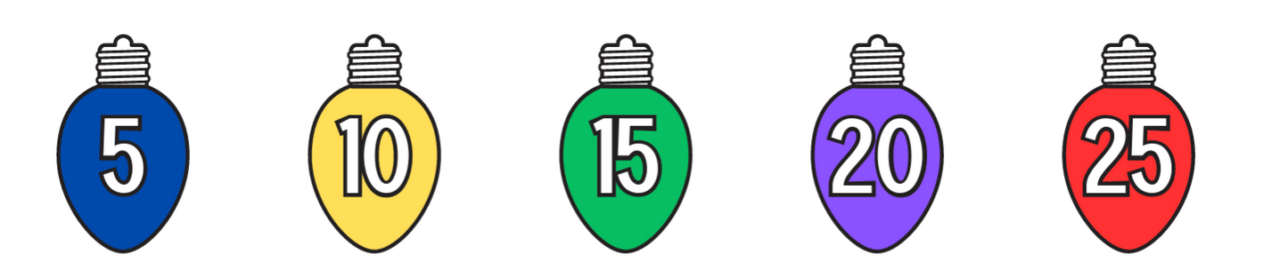 Bulb Skip Counting by 1s, 5s,10s