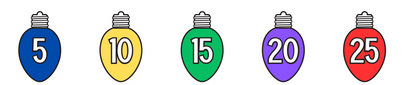 Bulb Skip Counting by 1s, 5s,10s