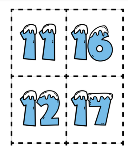 Snowflake Addition 11-20