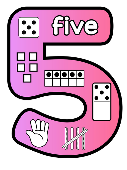 Number Sense 1-10 Gradient Themed Members Only
