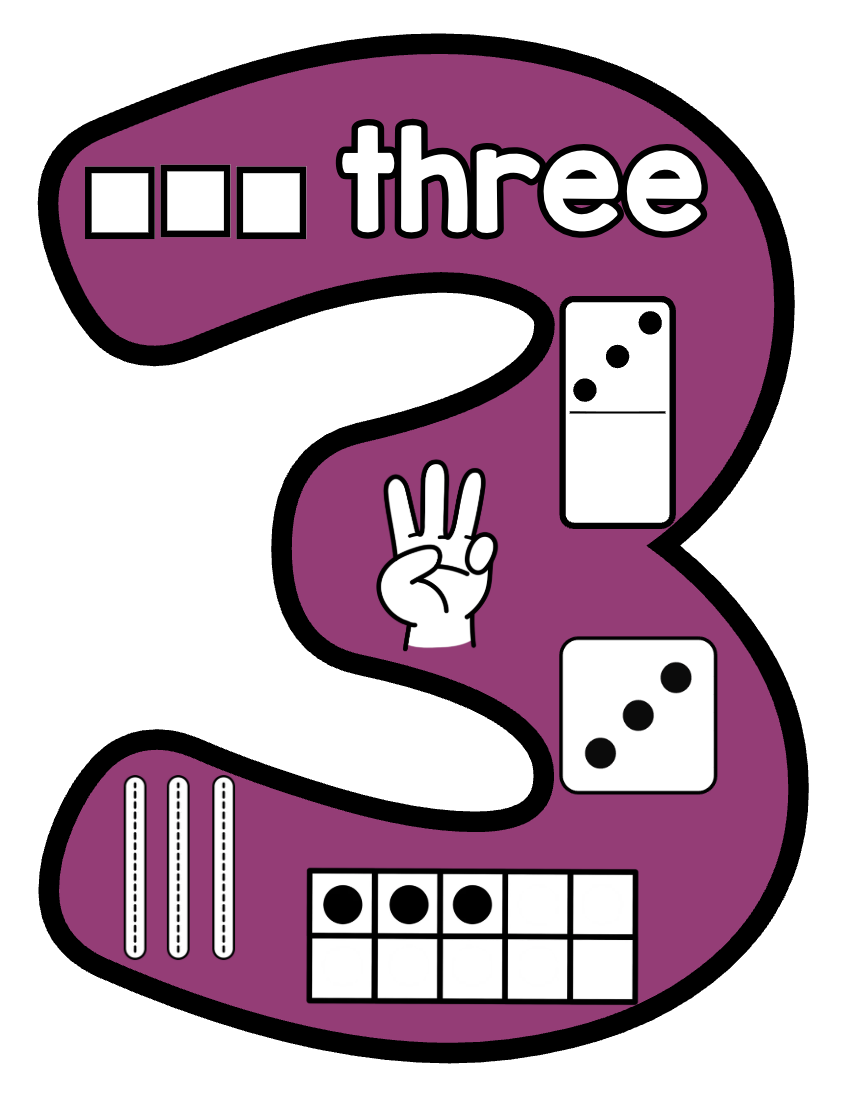 Number Sense 1-10: Oh Happy Day Color Theme