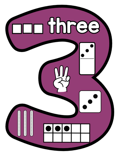 Number Sense 1-10: Oh Happy Day Color Theme