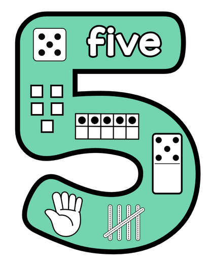 Number Sense 1-10: Oh Happy Day Color Theme