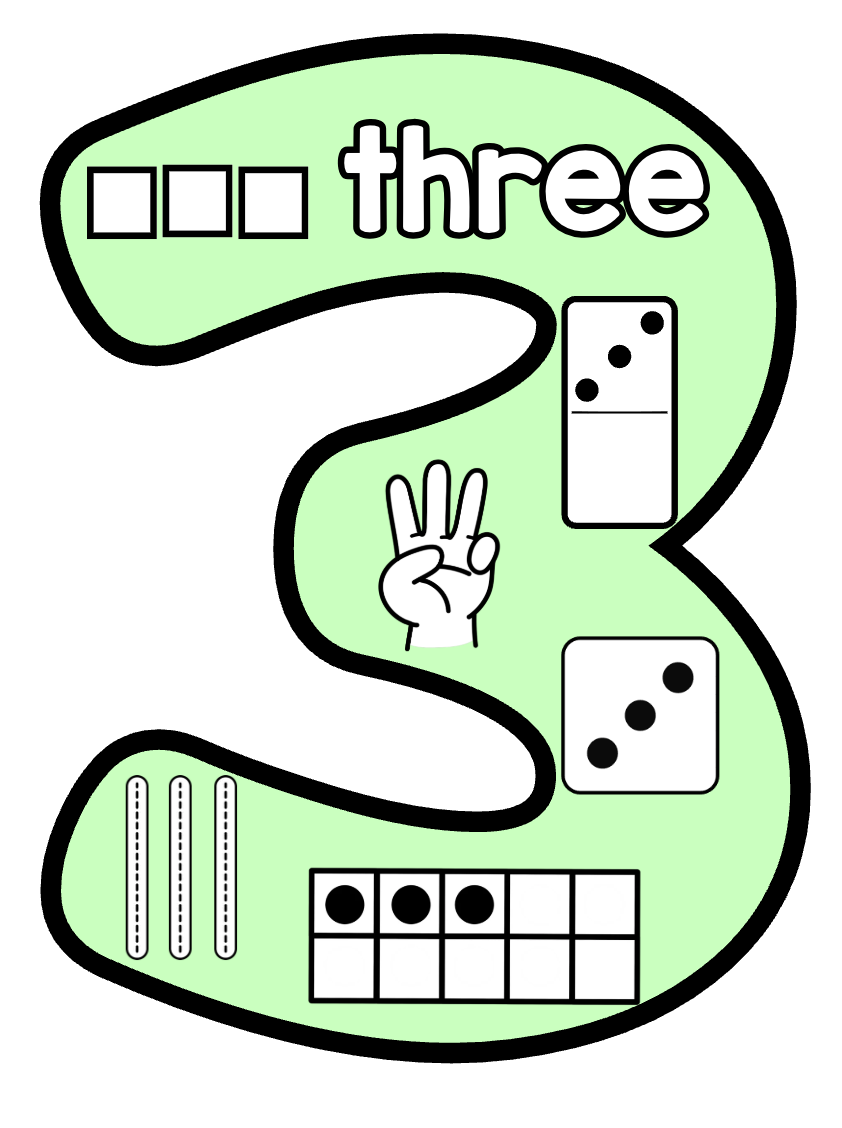 Number Sense 1-10 Pastel Themed