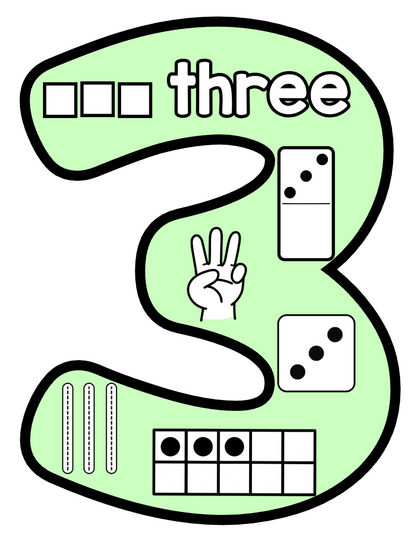 Number Sense 1-10 Pastel Themed