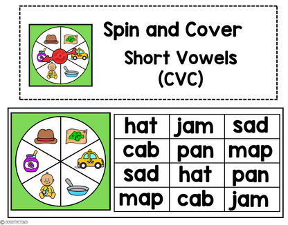Spin and Cover Phonics